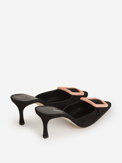 Manolo Blahnik Zapatos Maysale color Negro sku 800-005111 01 - Foto 3