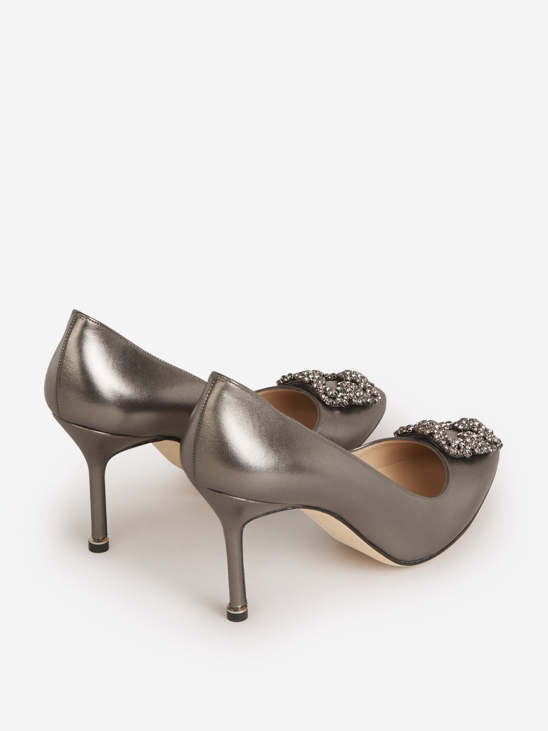 Manolo Blahnik Zapatos Hangisi color Plateado sku 800-005114 01 - Foto 3
