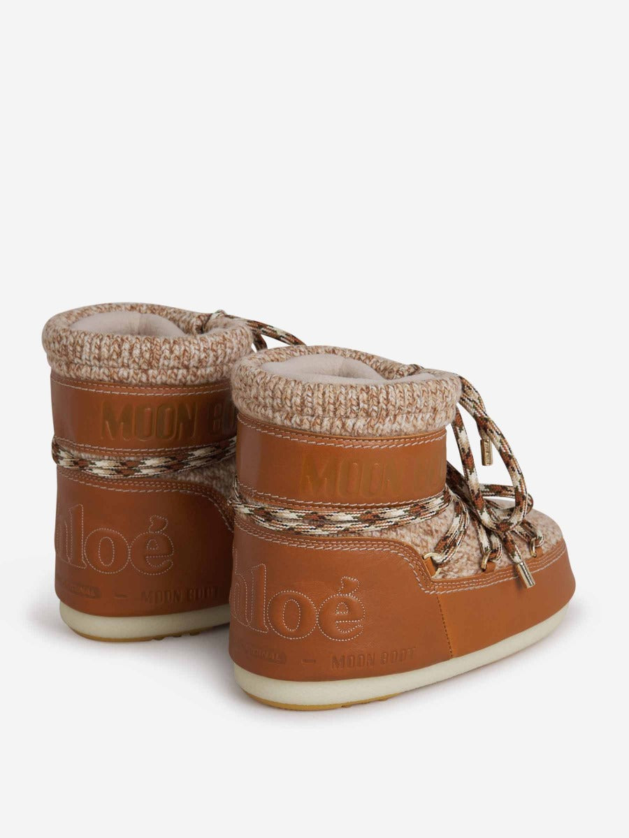Chloé Botas Moon Boot Original color Caramelo sku 805-000588 01 - Foto 3