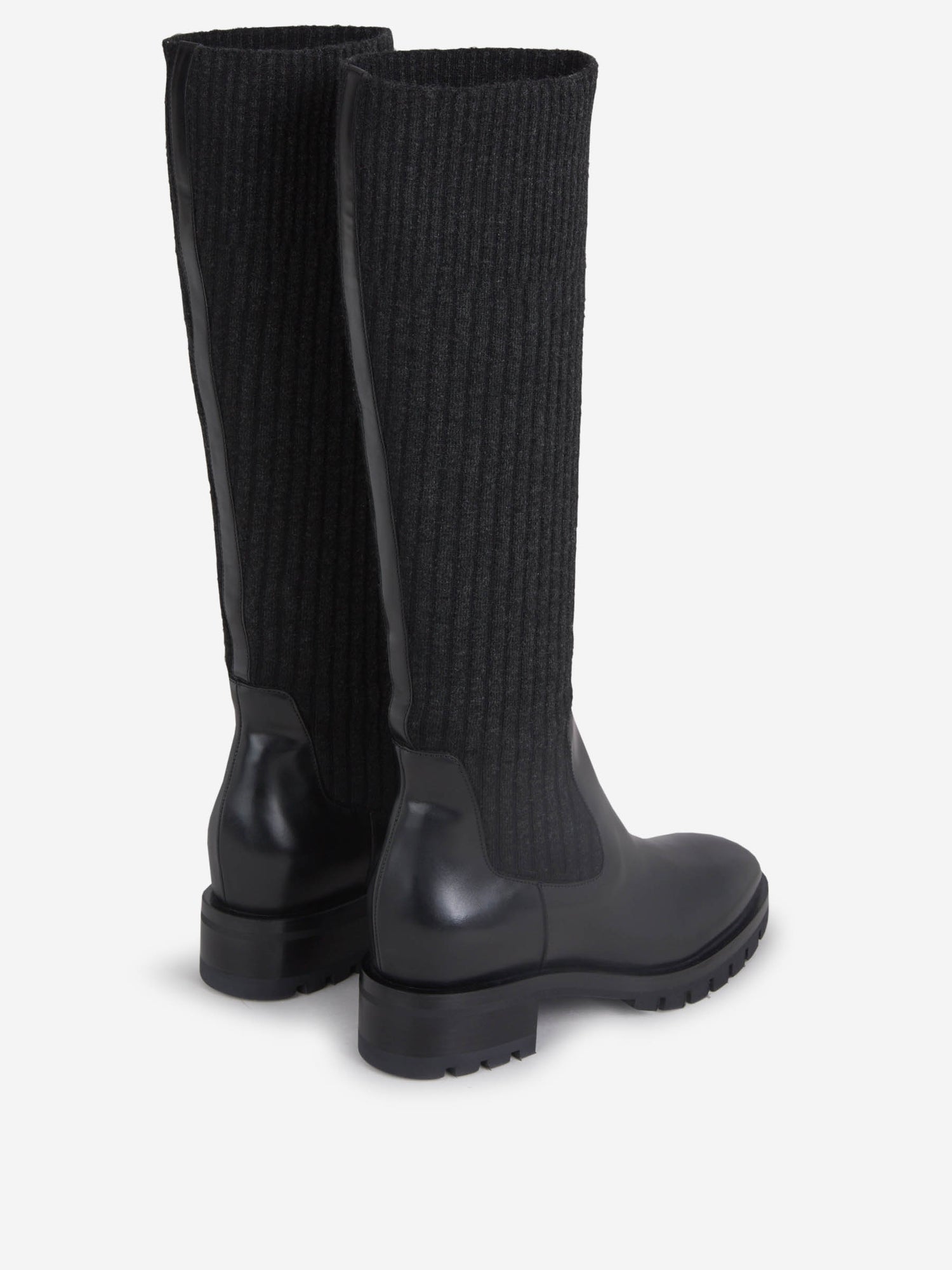 Santoni Botas Altas Calcetín color Negro sku 805-000635 01 - Foto 3