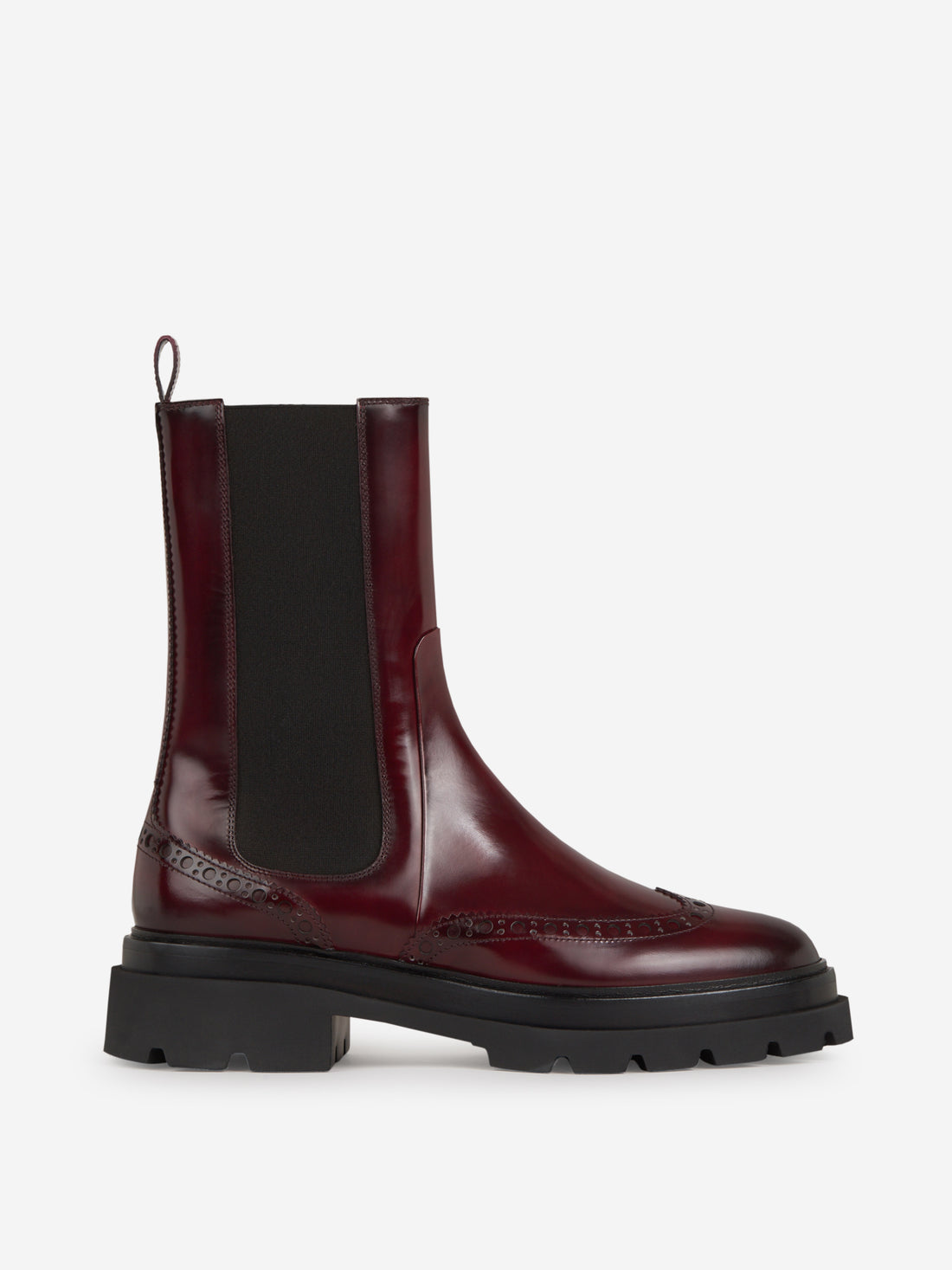 Santoni Botas Militar Brogue color Rojo Cereza sku 805-000637 01 - Foto 1