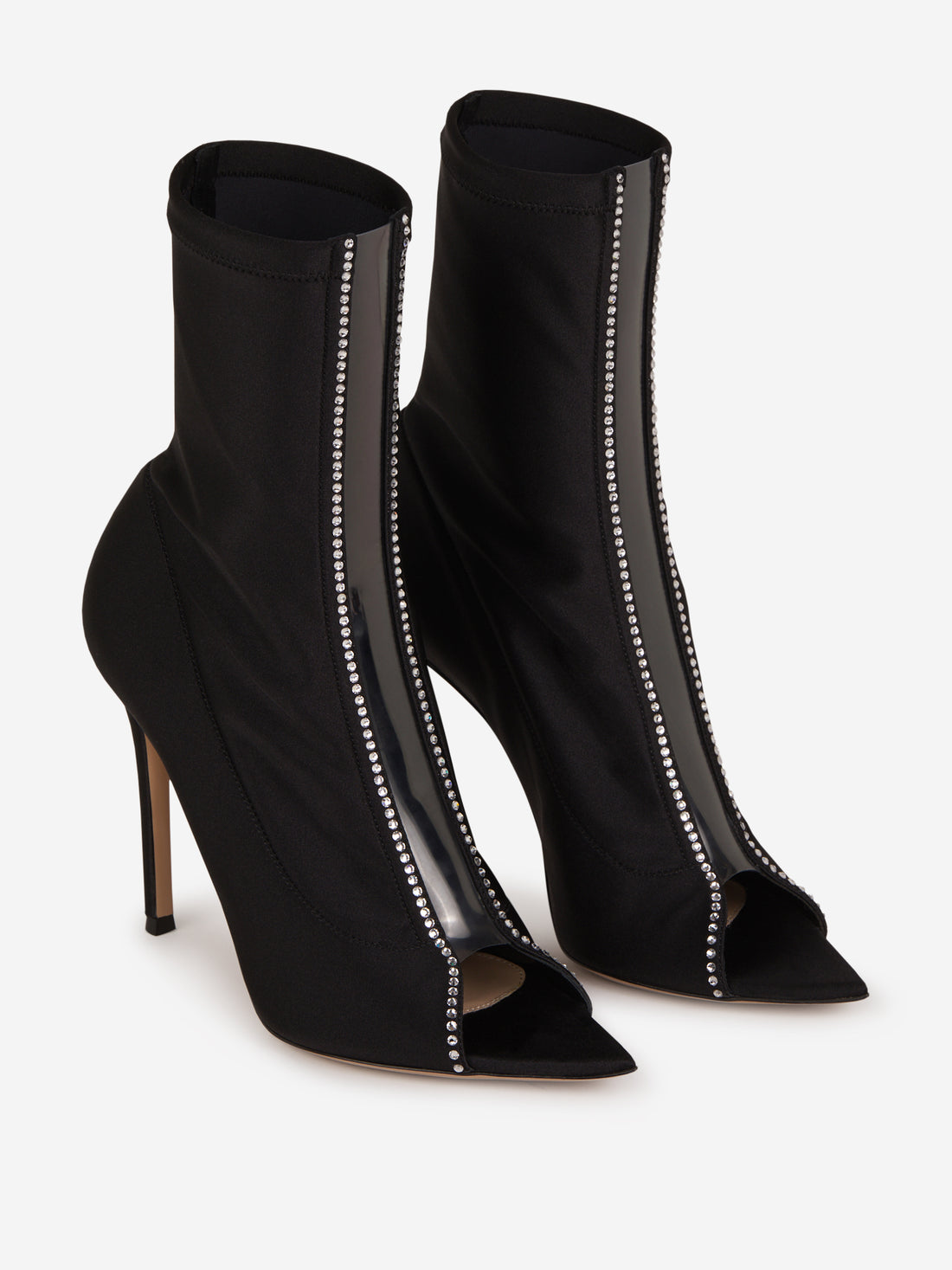 Gianvito Rossi Botas Aplique Cristales color Negro sku 805-000639 01 - Foto 2