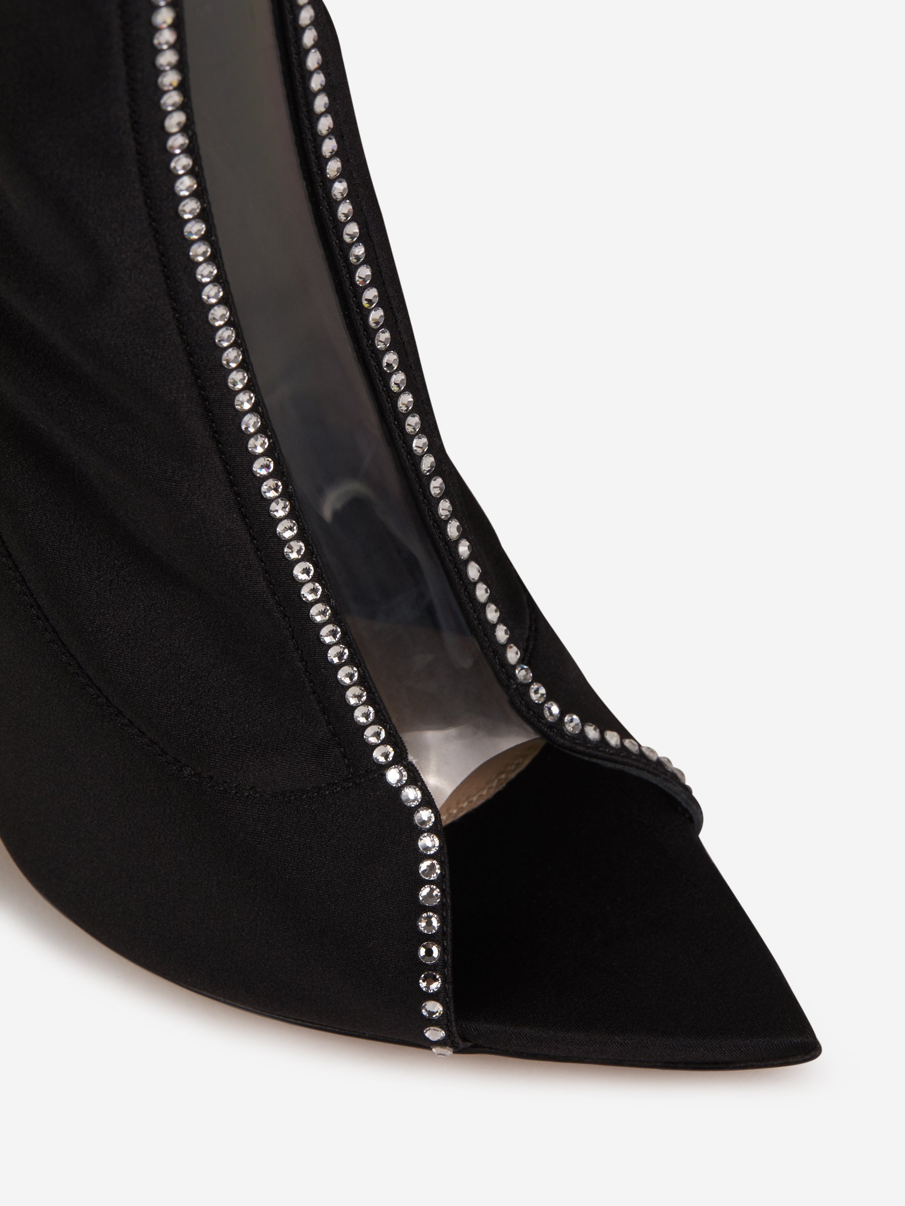 Gianvito Rossi Botas Aplique Cristales color Negro sku 805-000639 01 - Foto 4