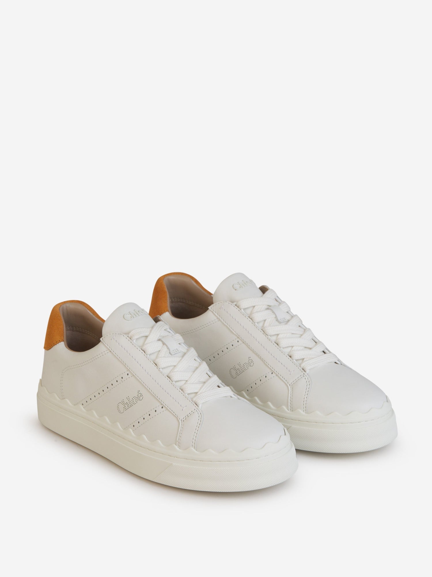 Outlet online Chloé Mujer Sneakers Lauren Piel color Blanco sku 806-000277 01 - Foto 2
