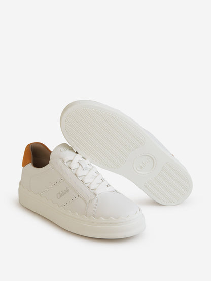 Outlet online Chloé Mujer Sneakers Lauren Piel color Blanco sku 806-000277 01 - Foto 4