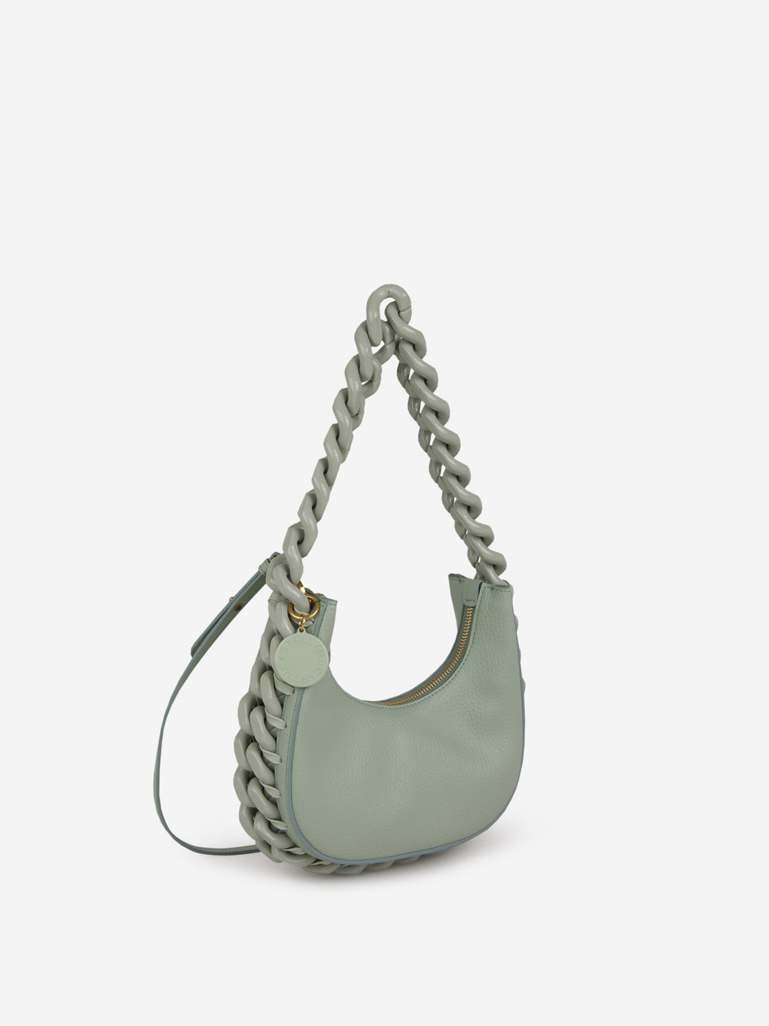 Stella McCartney Bolso Frayme Mini color Verde Menta sku 810-006615 01 - Foto 2