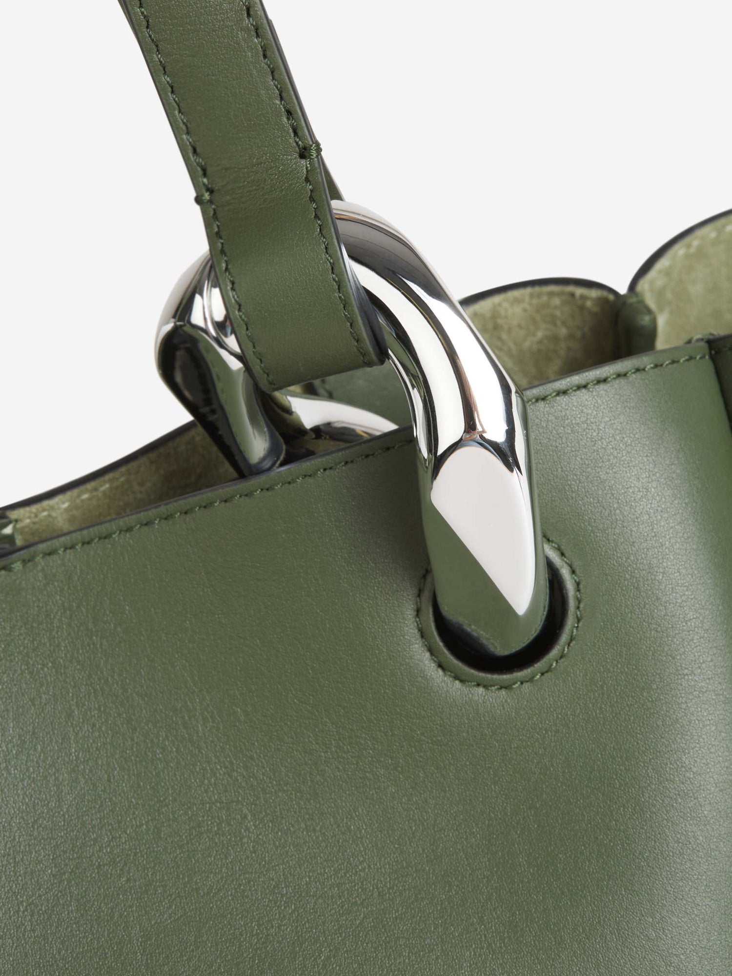 JW Anderson Bolso Chain Canvas color Verde Oscuro sku 810-007023 00 - Foto 6
