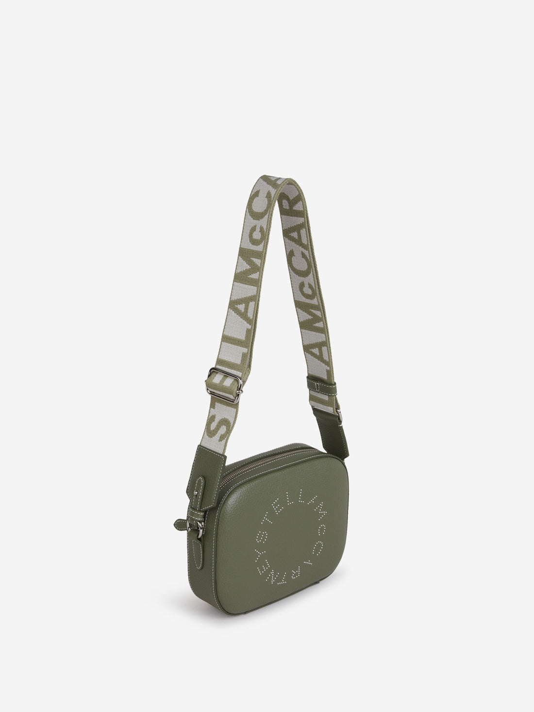 Stella McCartney Bolso Stella Logo color Verde Militar sku 810-007031 01 - Foto 2