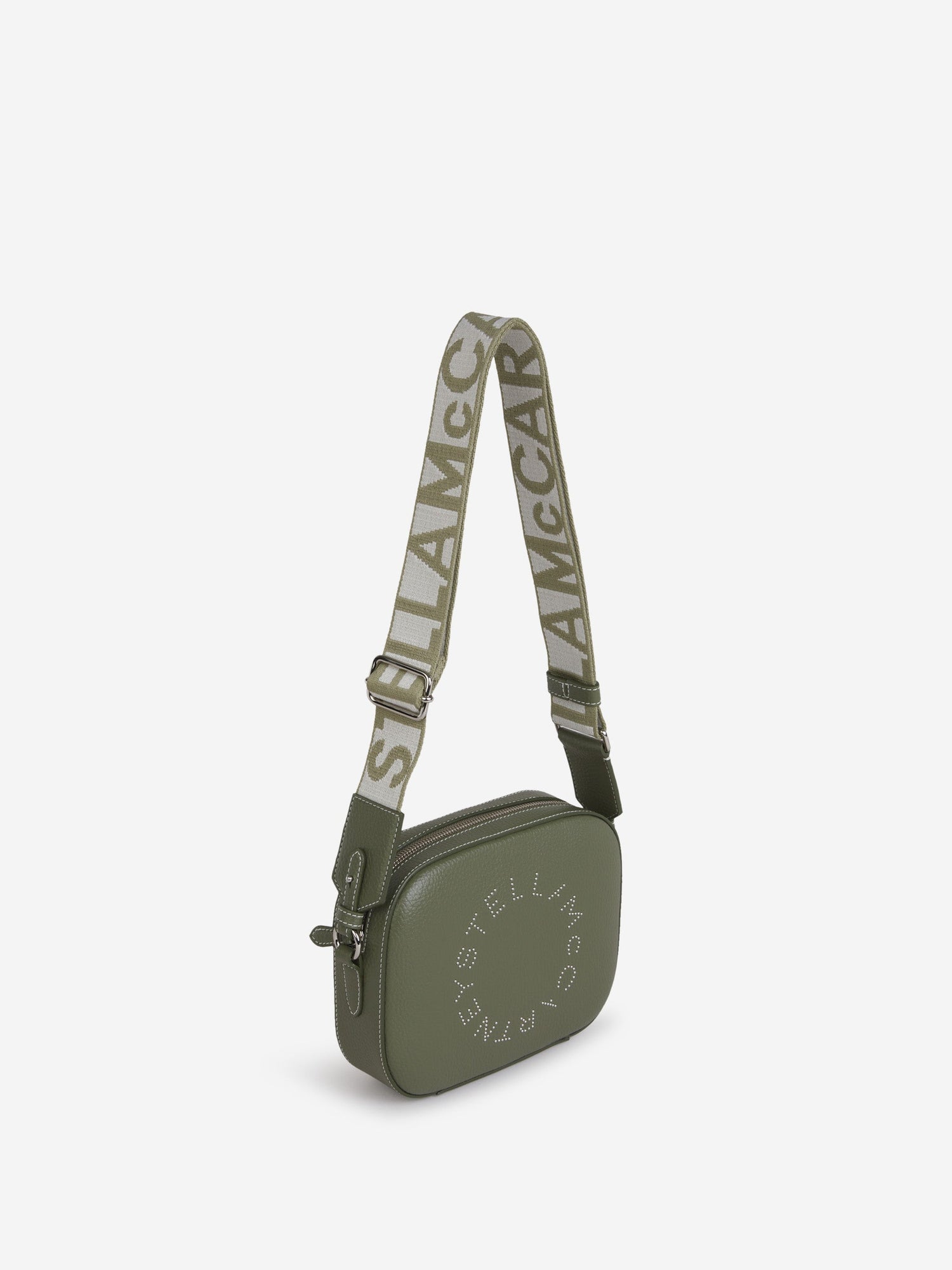 Stella McCartney Bolso Stella Logo color Verde Militar sku 810-007031 01 - Foto 2