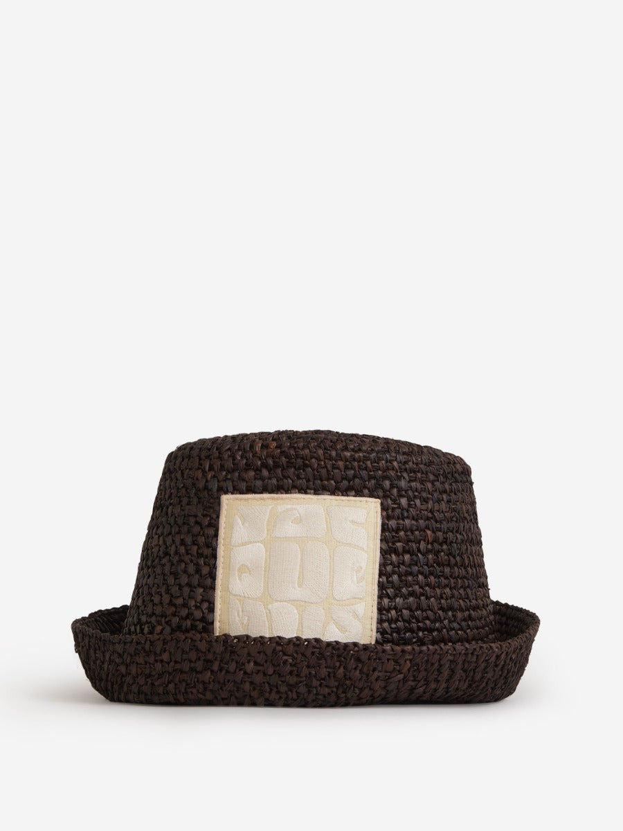 Jacquemus Sombrero Le bob Ficiu color Negro sku 899-001864 02 - Foto 5