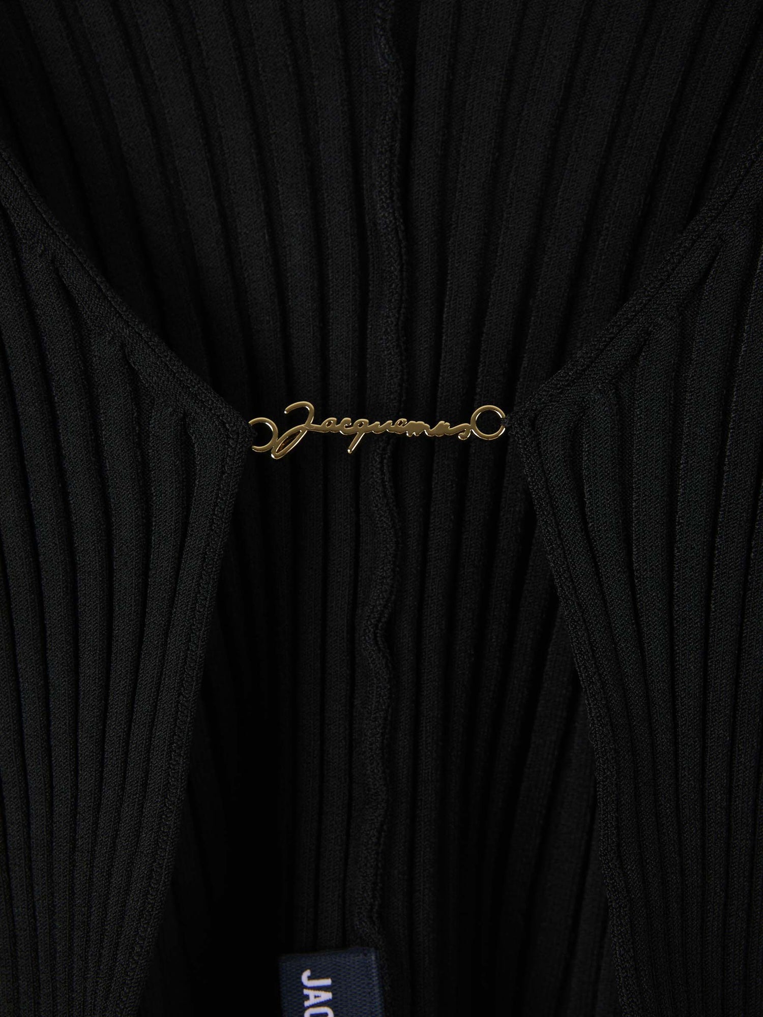 Jacquemus Cárdigan La Malle Pralù color Negro sku 713-000262 01 - Foto 4