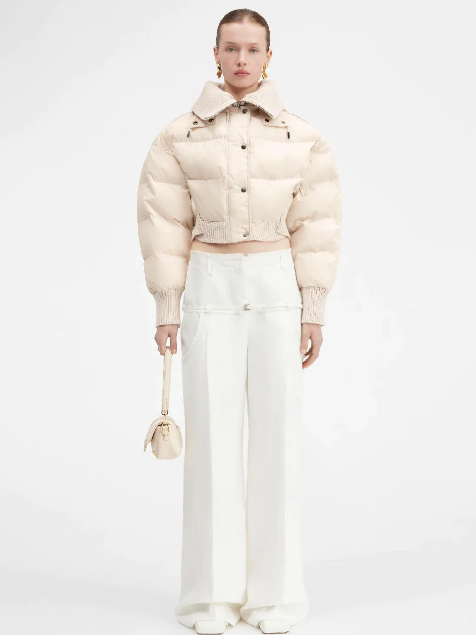 Jacquemus Chaqueta La Doudoune Caraco color Beis sku 774-000466 01 - Foto 2