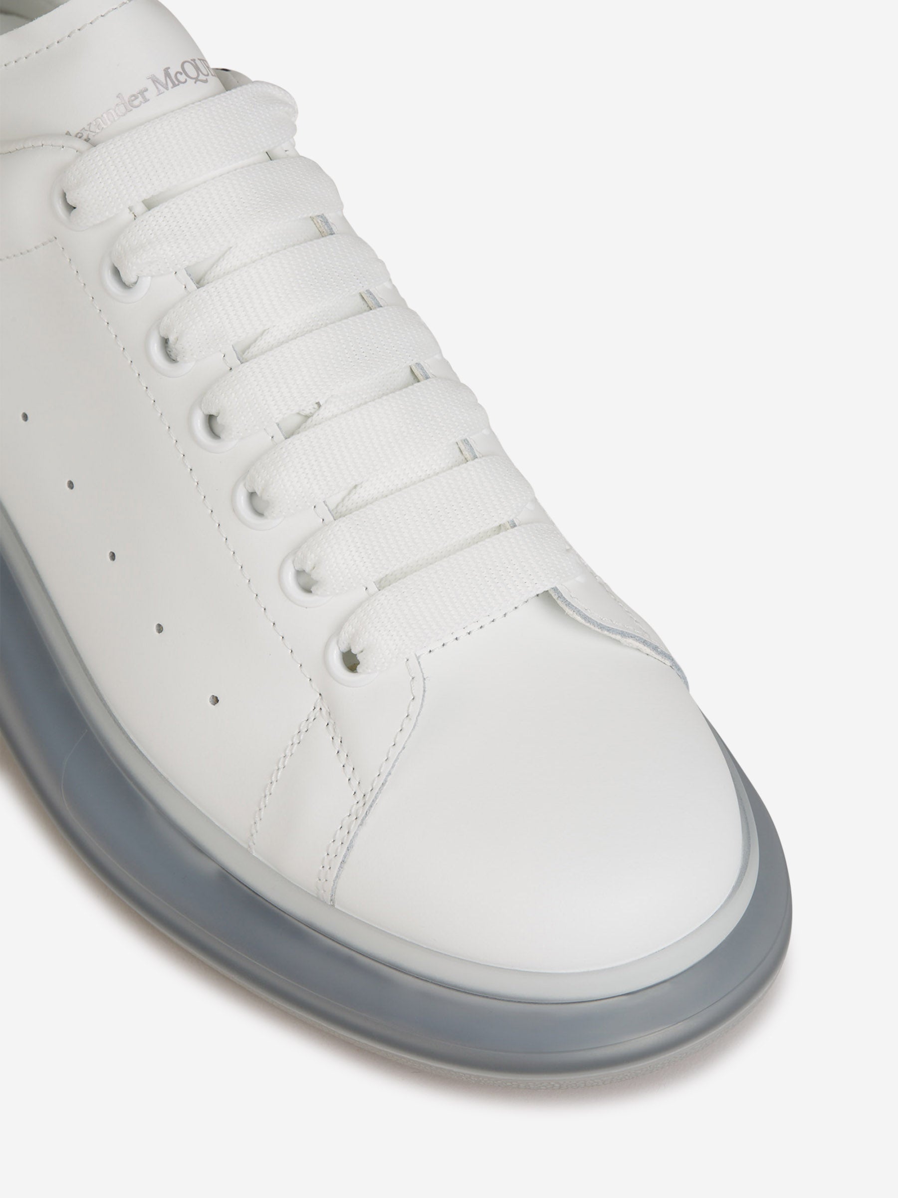 Outlet online Alexander McQueen Hombre Sneakers Larry Piel color Negro sku 616-002653 01 - Foto 5