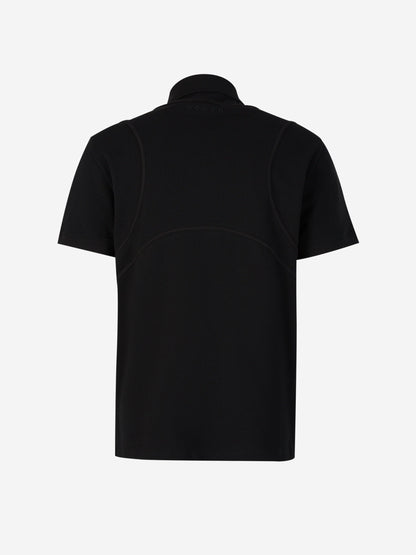 Outlet online Alexander McQueen Hombre Polo Piqué Algodón color Negro sku 552-001437 01 - Foto 2
