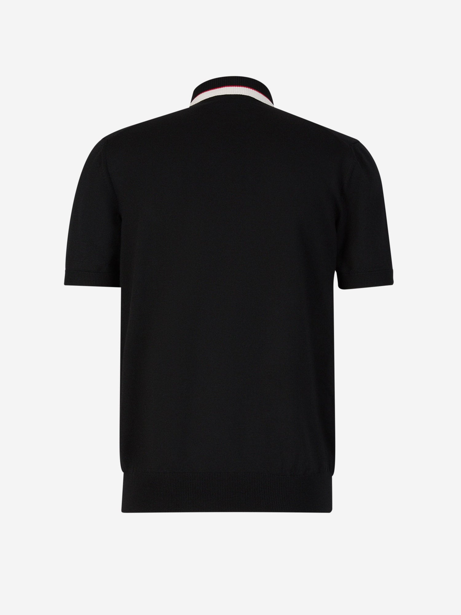 Outlet online Alexander McQueen Hombre Polo Punto Lana color Negro sku 552-001435 01 - Foto 2