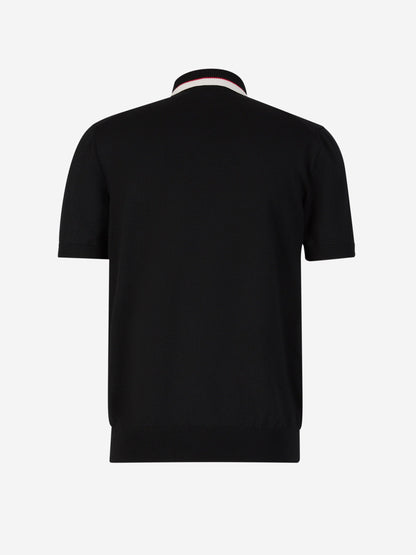 Outlet online Alexander McQueen Hombre Polo Punto Lana color Negro sku 552-001435 01 - Foto 2