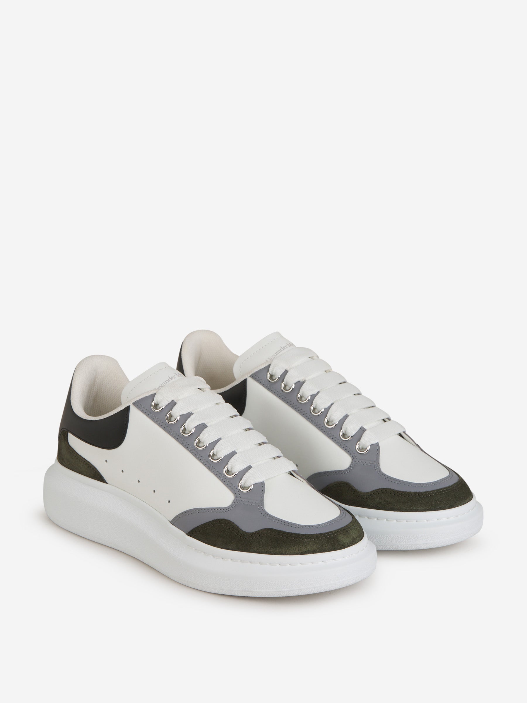 Outlet online Alexander McQueen Hombre Sneakers Oversized Piel color Blanco sku 616-002637 01 - Foto 2
