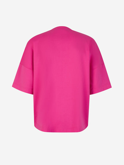 Palm Angels Camiseta Algodón Logo color Rosa sku 553-003288 02 - Foto 2