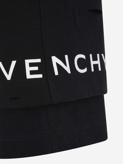 Givenchy Bermudas Algodón Logo color Negro sku 523-000928 01 - Foto 5