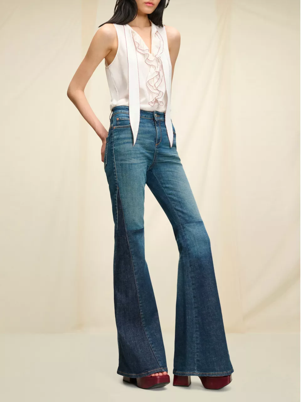 Dorothee Schumacher Jeans Flare Love color Azul Denim sku 763-001456 01 - Foto 2